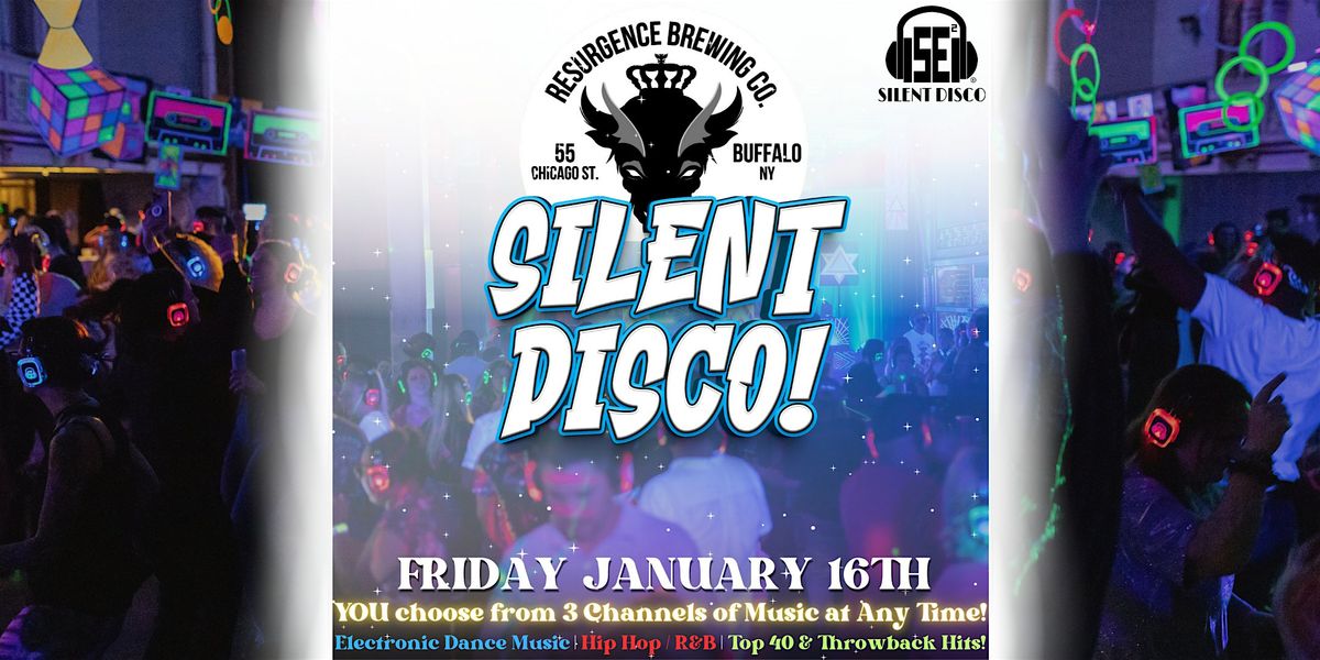 Silent Disco at Resurgence Brewing Company - 1/16/25, 16 January | Event in Buffalo | AllEvents