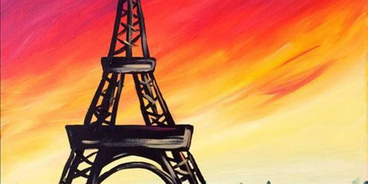 Sunset Colors in Paris - Paint and Sip by Classpop!™, 17 July | Event in Houston | AllEvents