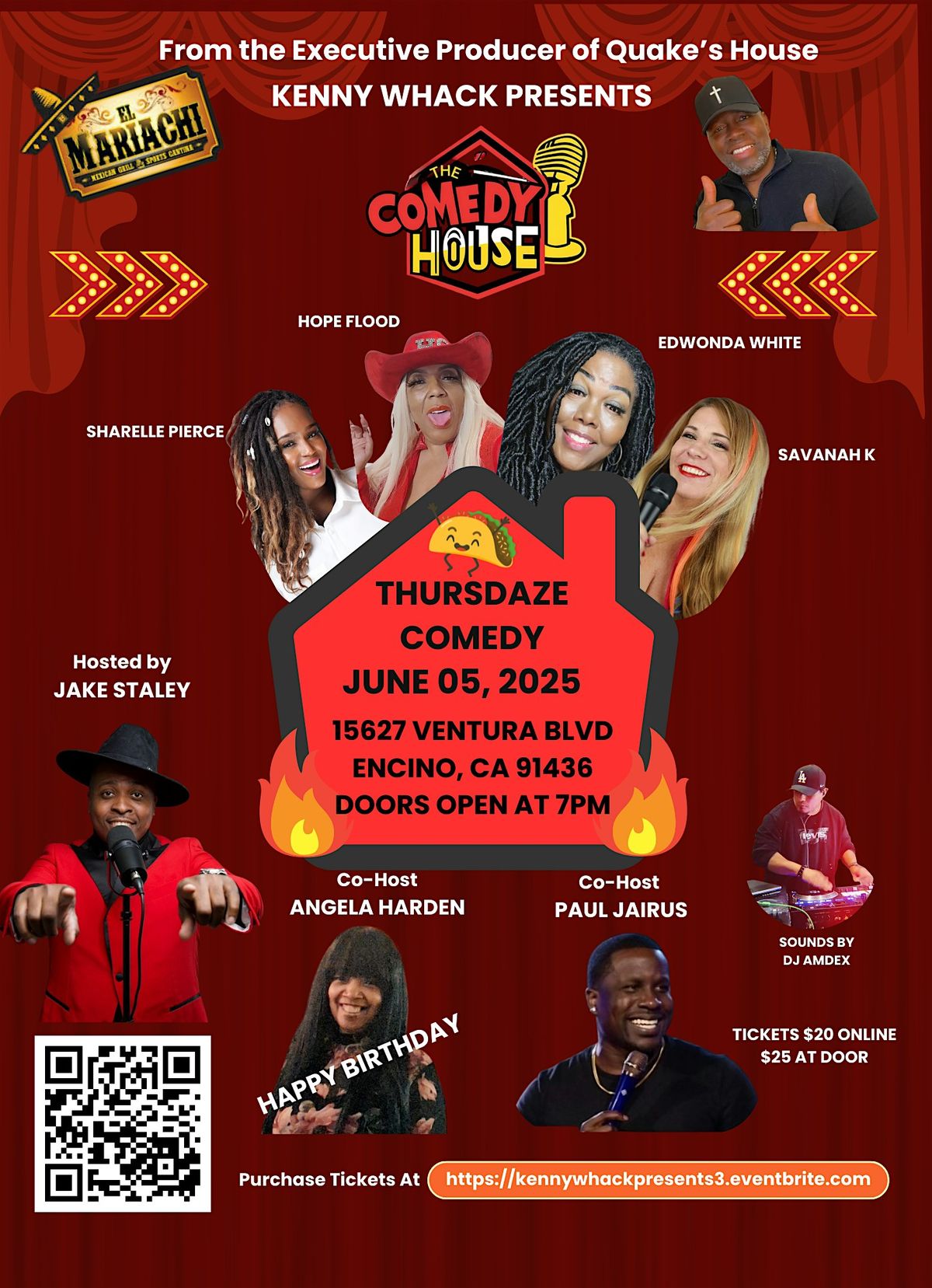 THURSDAZE THURSDAY AT THE COMEDY HOUSE, 5 June | Event in Los Angeles | AllEvents