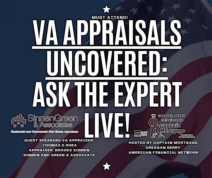 VA Appraisals Uncovered: Ask the Expert Live!, 22 May | Event in Virginia Beach | AllEvents