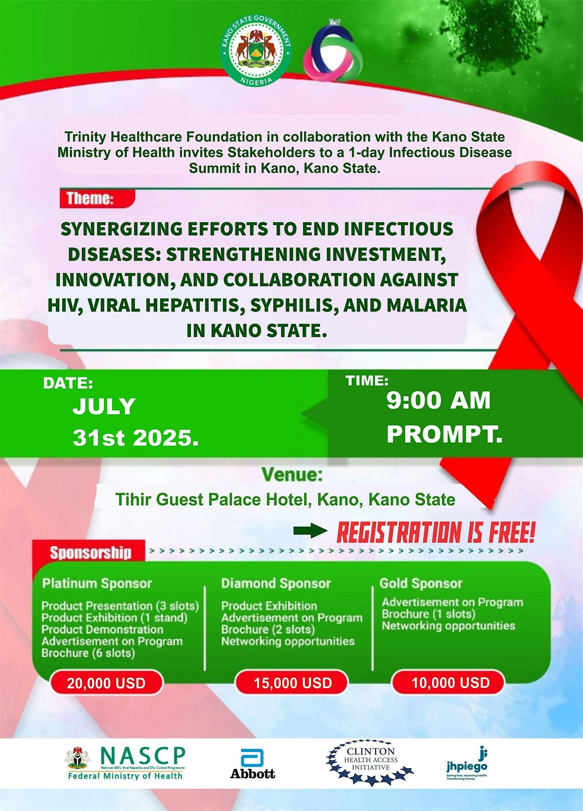 Kano State Infectious Disease Summit 2025 | Event in Kundun | AllEvents