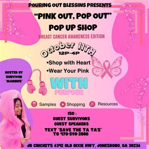Pink Out Pop Up, 11 October | Event in Jonesboro | AllEvents