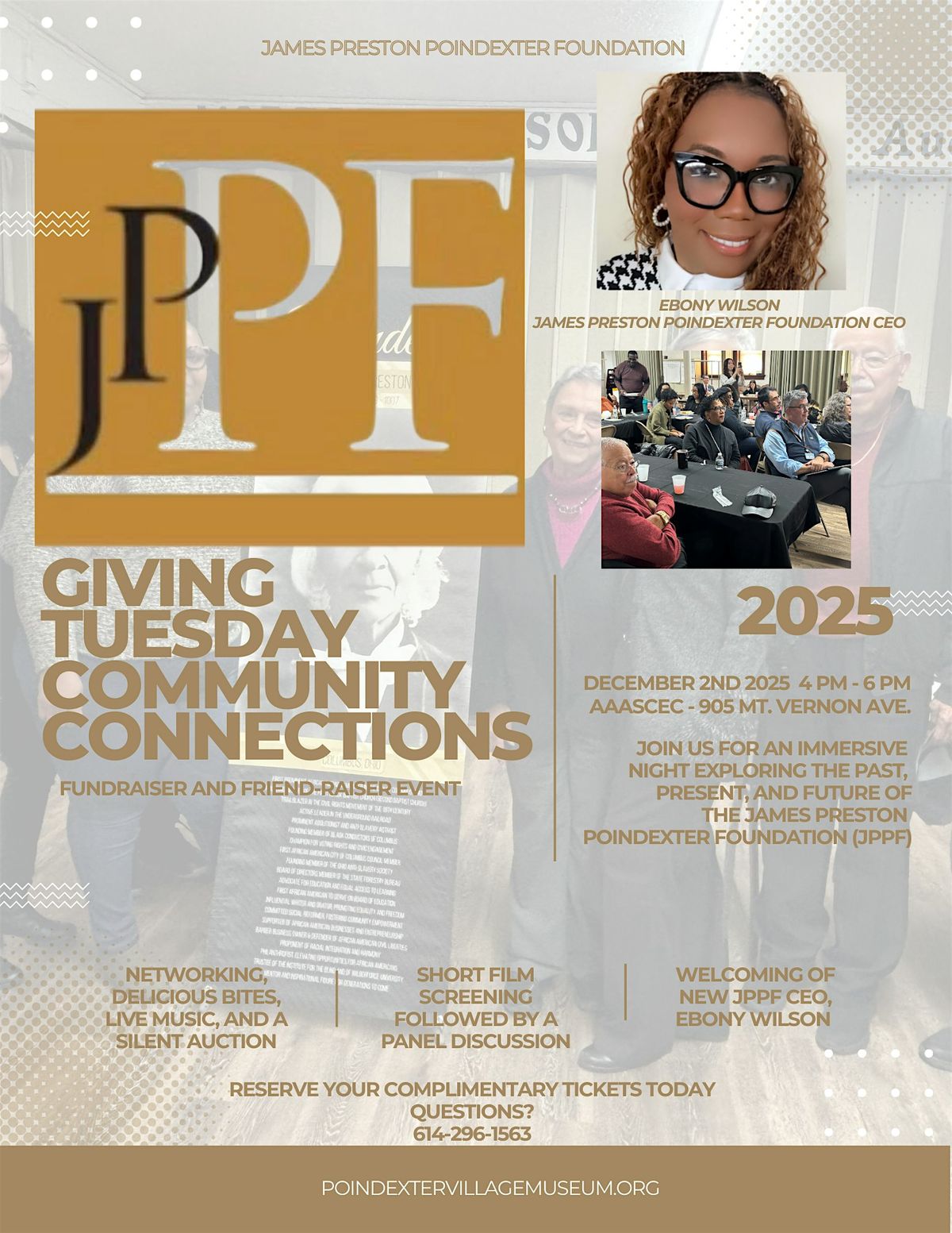 James Preston Poindexter Foundation (JPPF) - Giving Tuesday Extended Ed, 12 December | Event in Columbus | AllEvents