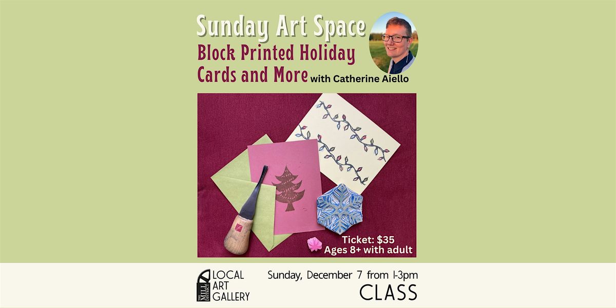 Block Printed Holiday Cards and More with Catherine Aiello, 7 December | Event in Amherst | AllEvents