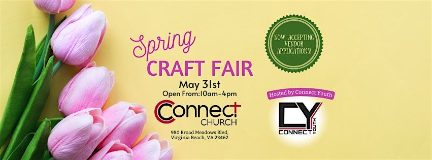 Connect Youth Spring Craft Fair, 31 May | Event in Virginia Beach | AllEvents