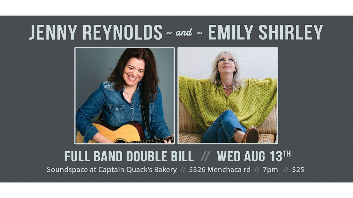 Jenny Reynolds and Emily Shirley, 13 August | Event in Austin | AllEvents
