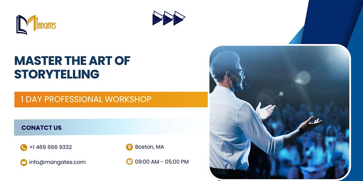 Master the Art of Storytelling: 1 Day Professional Workshop in Boston, MA, 23 October | Event in Boston | AllEvents