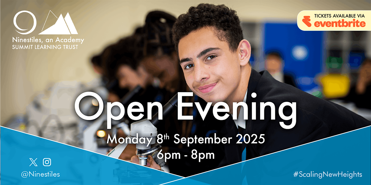 Ninestiles, an Academy Open Evening 2025, 8 September | Event in Acocks Green | AllEvents
