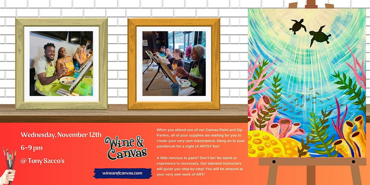 Estero Paint and Sip – Swimming with Turtles, 12 November | Event in Estero | AllEvents
