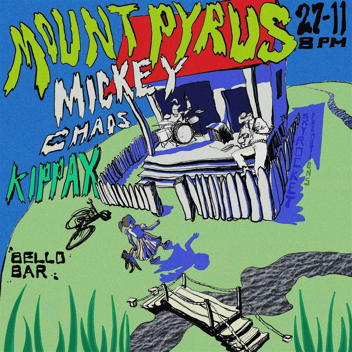 Mount Pyrus - Mickey Chaos - Kippax, 27 November | Event in Dublin 8 | AllEvents