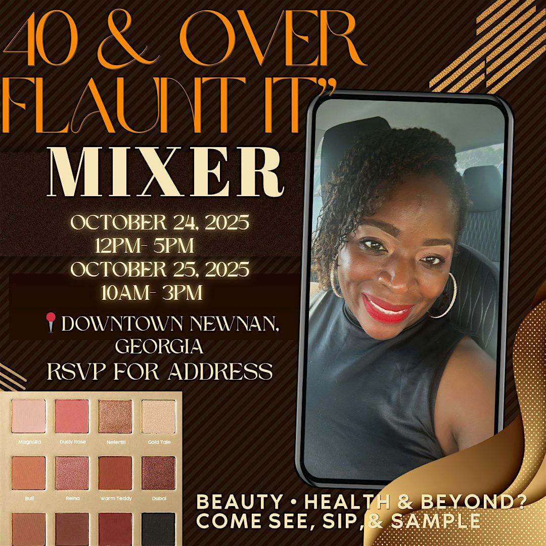 40 and Over Flaunt It Mixer, 24 October | Event in Newnan | AllEvents
