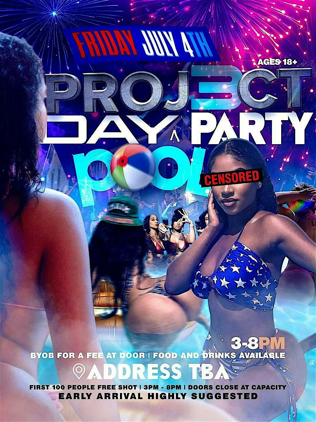 Proj3ct X Pool Party, 4 July | Event in MIAMI | AllEvents