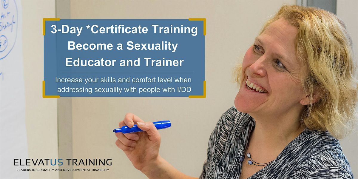 Becoming a Sexuality Educator and Trainer - October 15-17, 2025, 15 October | Online Event | AllEvents