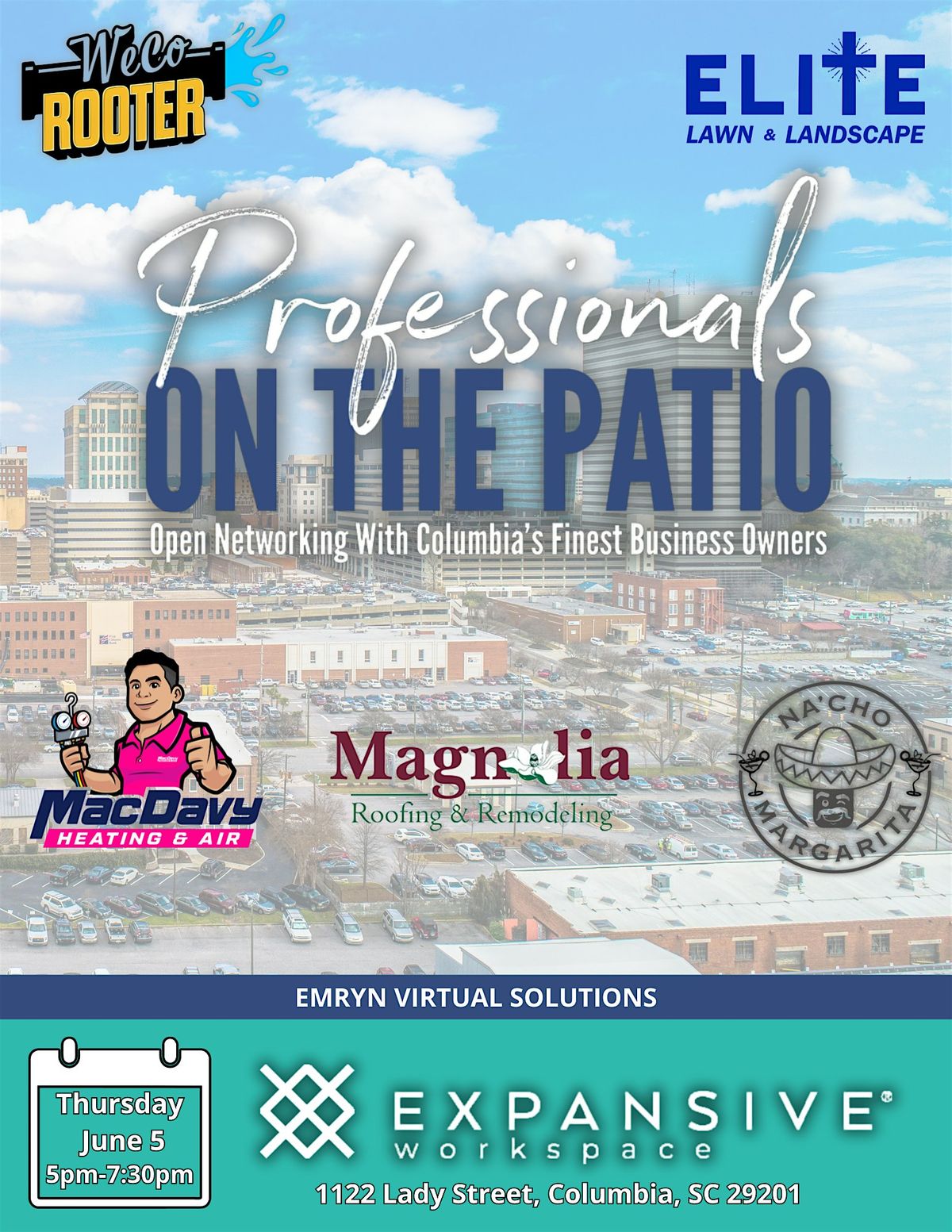 Professionals on the Patio June 5 fundraiser for Bristol, 21 June | Event in Columbia | AllEvents