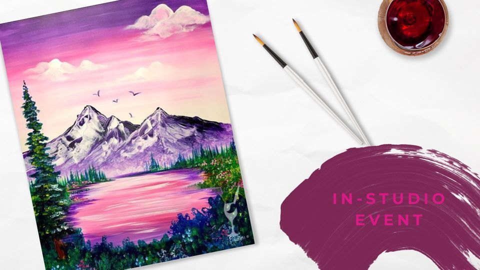 Meadows in the Mountains! Add a DIY Candle, Painting with a Twist (331