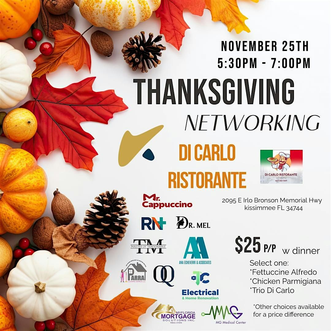 Thanksgiving Business Networking | Event in Kissimmee | AllEvents