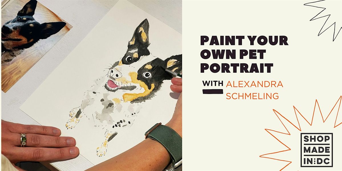Paint Your Pet: Custom Pet Portraits w/Alexandra Schmeling, 17 August | Event in Alexandria | AllEvents