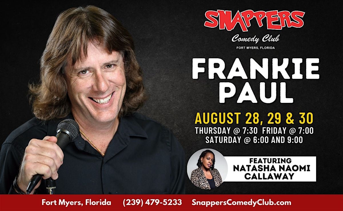 Frankie Paul Comedy Show, 28 August | Event in Fort Myers | AllEvents