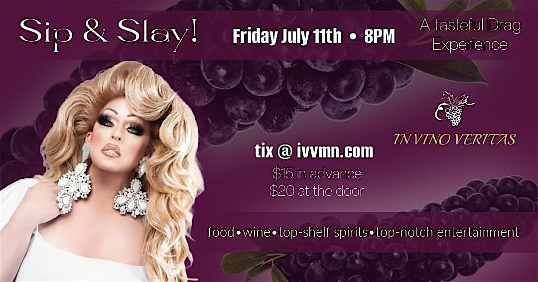 Sip & Slay w/Nina DiAngelo, 11 July | Event in Shoreview | AllEvents