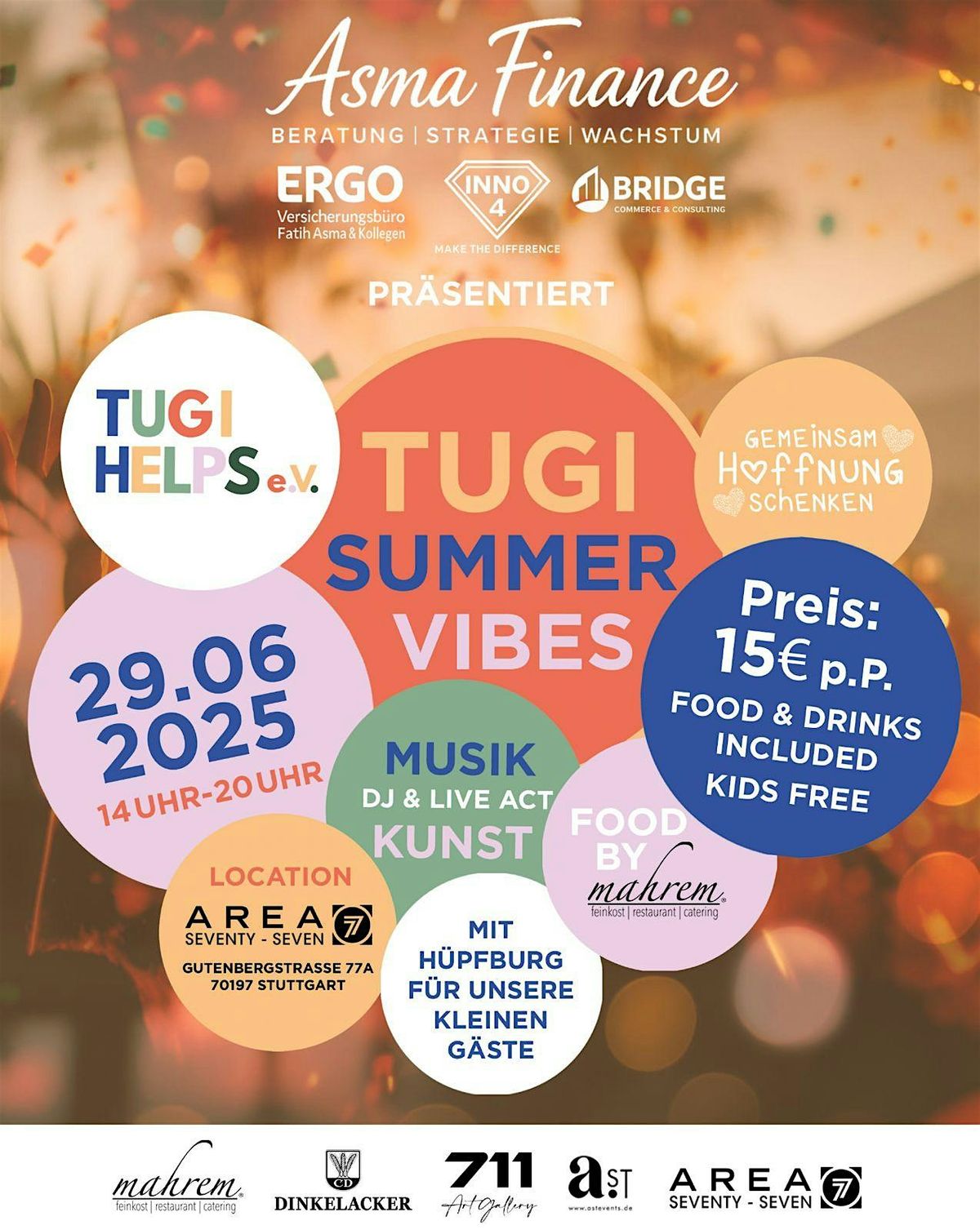 1. Tugi Sommer Vibes 2025, 29 June | Event in Stuttgart | AllEvents