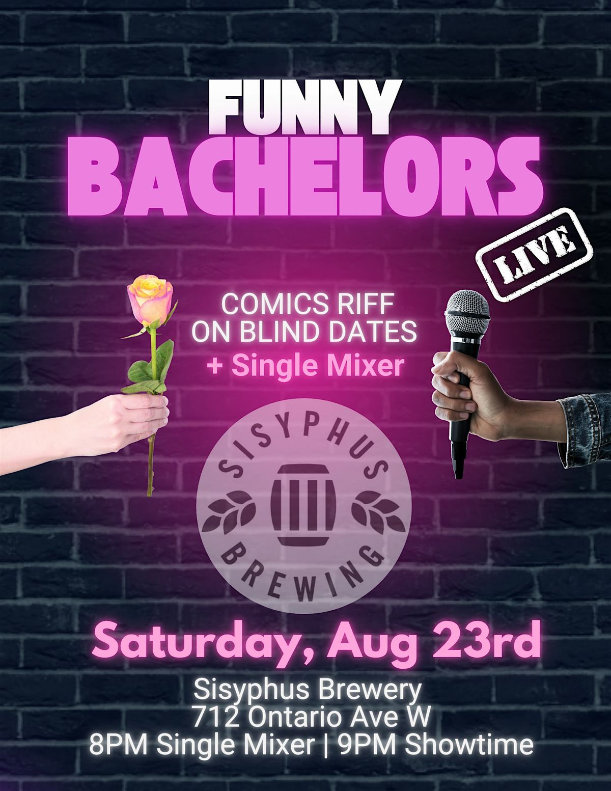 MPLS Funny Bachelors: Blind Dating while Comedians Crash It, 23 August | Event in Minneapolis | AllEvents