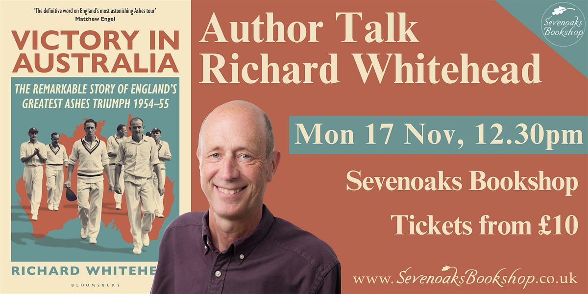 Author Talk with Richard Whitehead, 17 November | Event in Sevenoaks | AllEvents