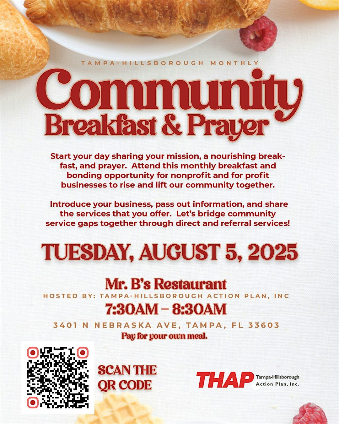 Community Breakfast and Prayer | Event in Tampa | AllEvents