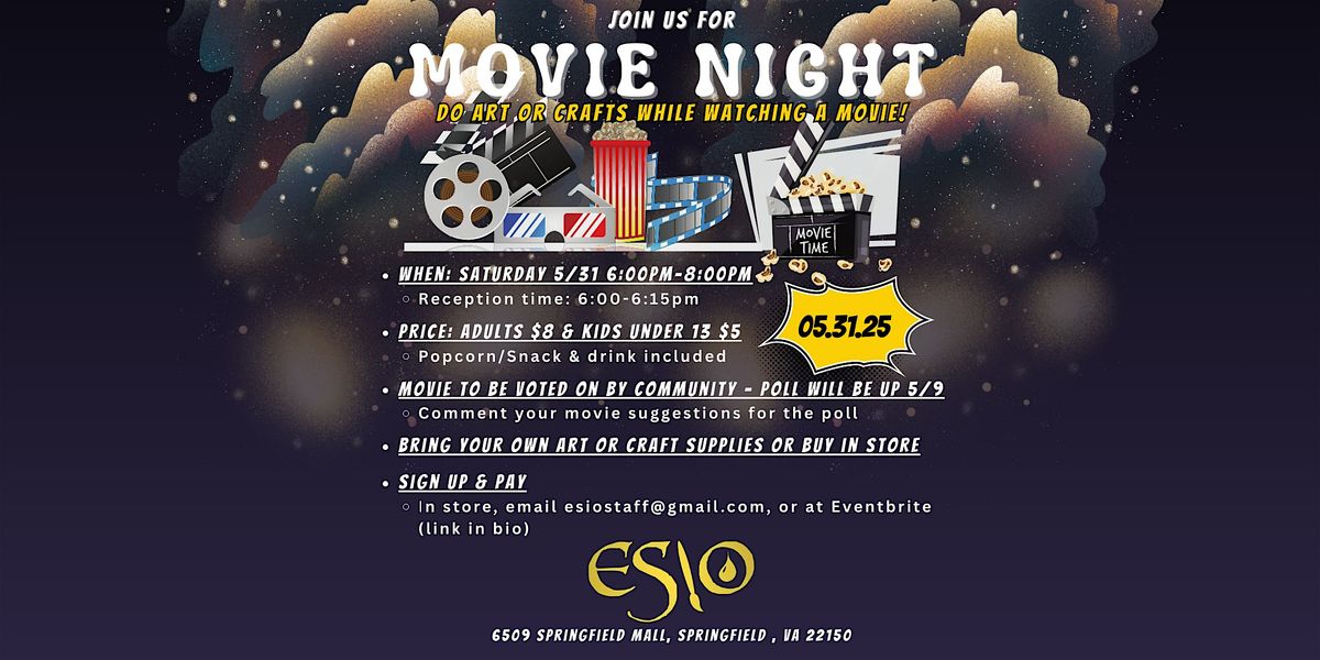 Movie Night, 31 May | Event in Springfield | AllEvents