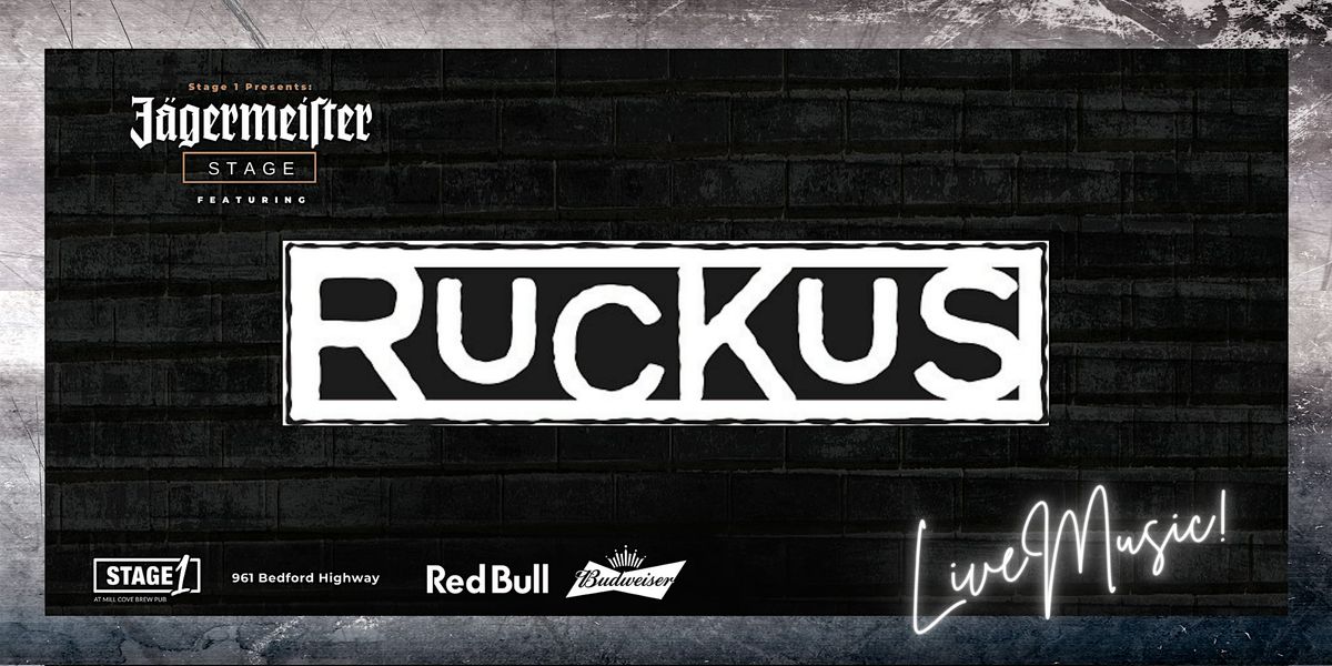 Ruckus Live at Stage1 – August 22, 22 August | Event in Bedford | AllEvents