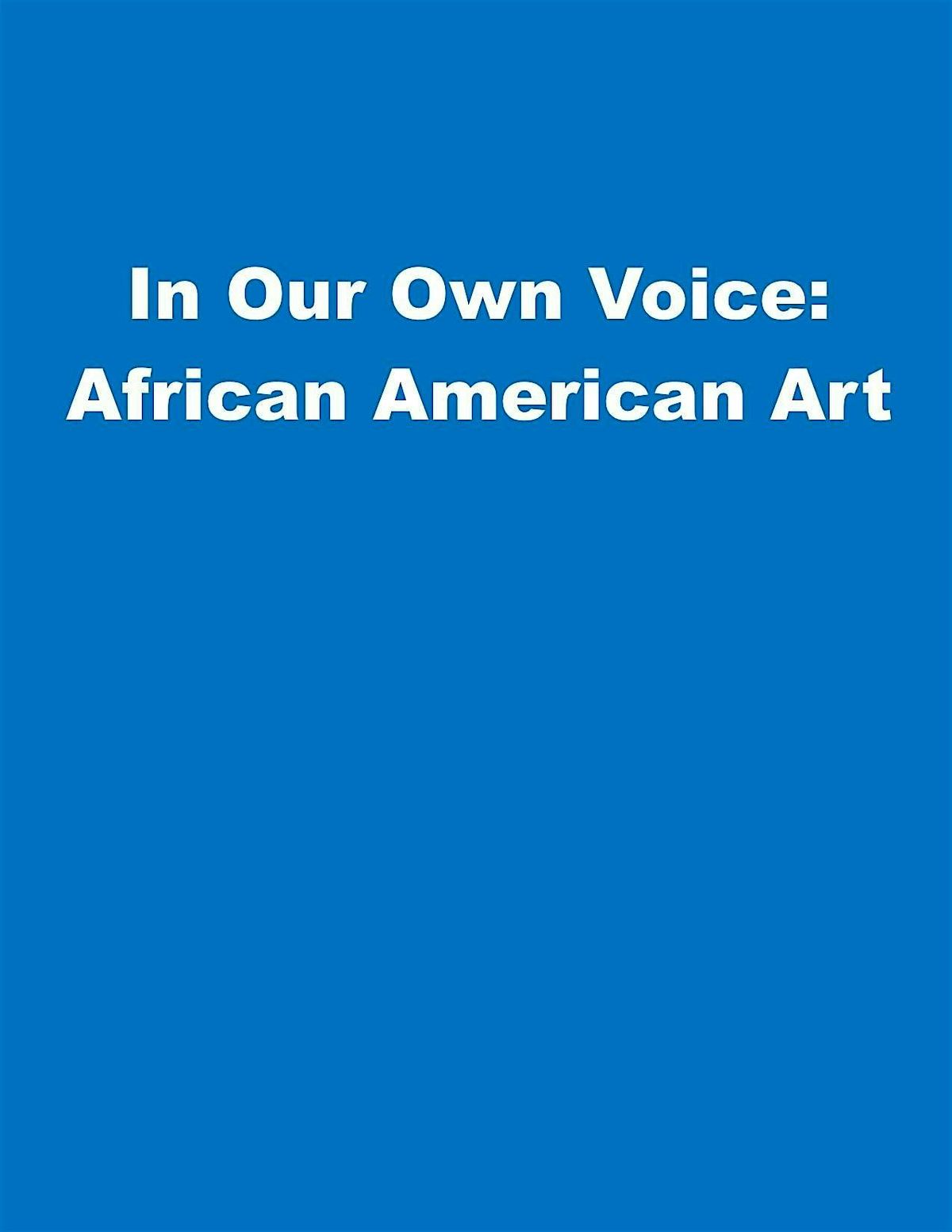 African American Art, 11 October | Event in Detroit | AllEvents