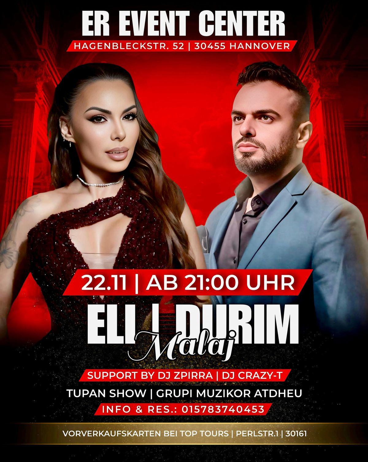 22.11.2025 ⭐️ELI & DURIM LIVE ⭐️ER EVENT HANNOVER ⭐️TUPAN&ÇIFTELI⭐️2 DJs⭐️, 22 November