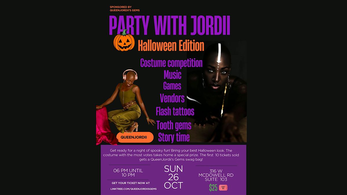 Party with Jordii: Halloween Edition, 26 October | Event in Phoenix | AllEvents