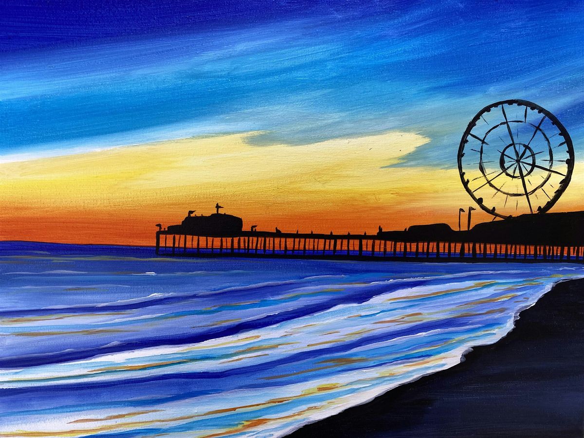 Santa Monica Pier Paint and Sip- drink & app included, 29 August | Event in Santa Monica | AllEvents