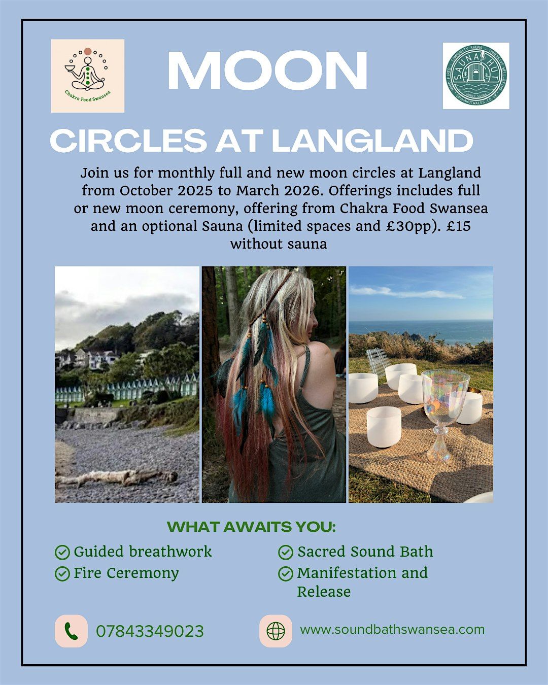 New Moon in Scorpio Circle  at Langland (no sauna), 16 November | Event in Swansea | AllEvents