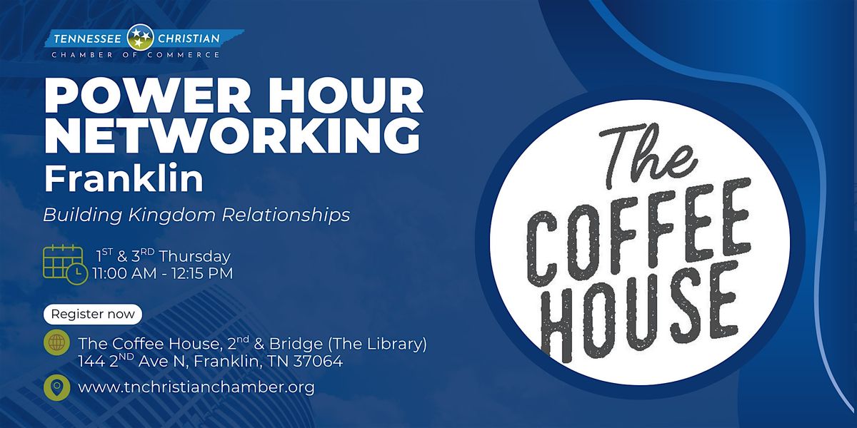 POWER HOUR Networking - Franklin, 21 August | Event in Franklin | AllEvents