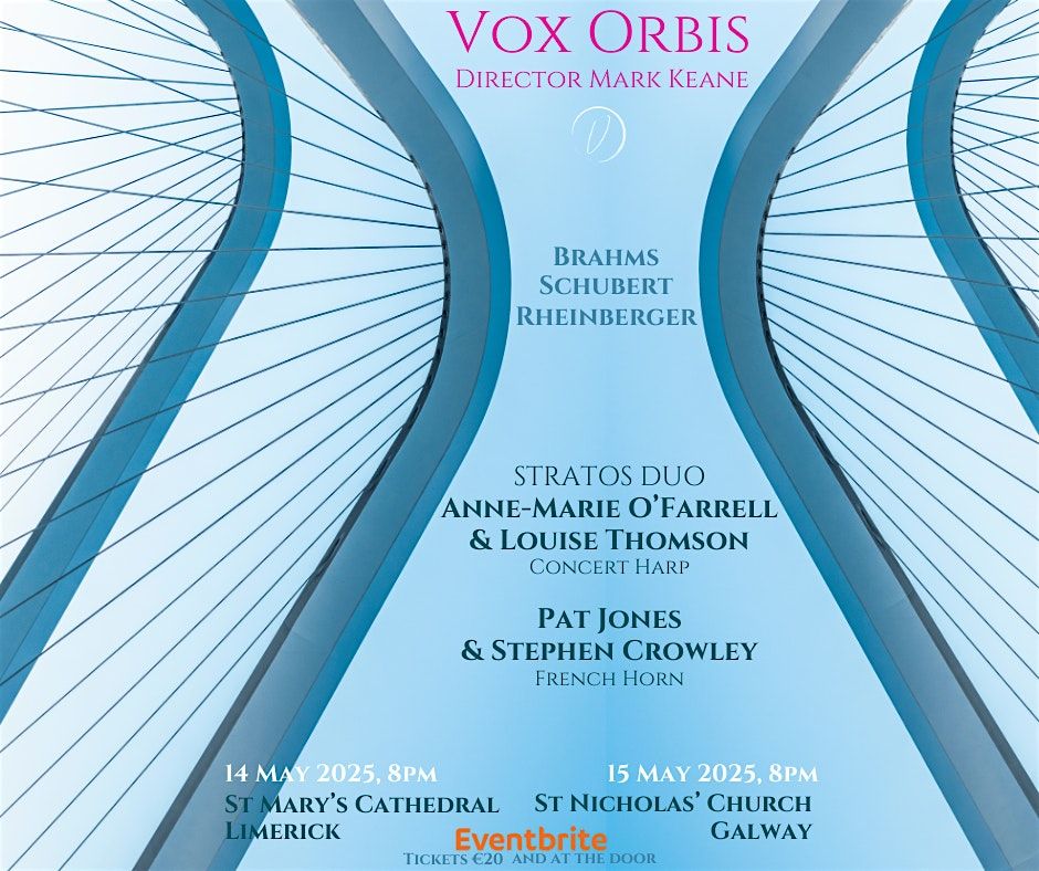 Vox Orbis and Stratos Duo, 14 May | Event in Limerick | AllEvents