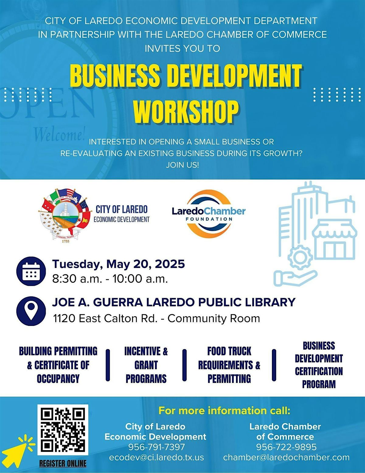 Business Development Workshop, 20 May | Event in Laredo | AllEvents