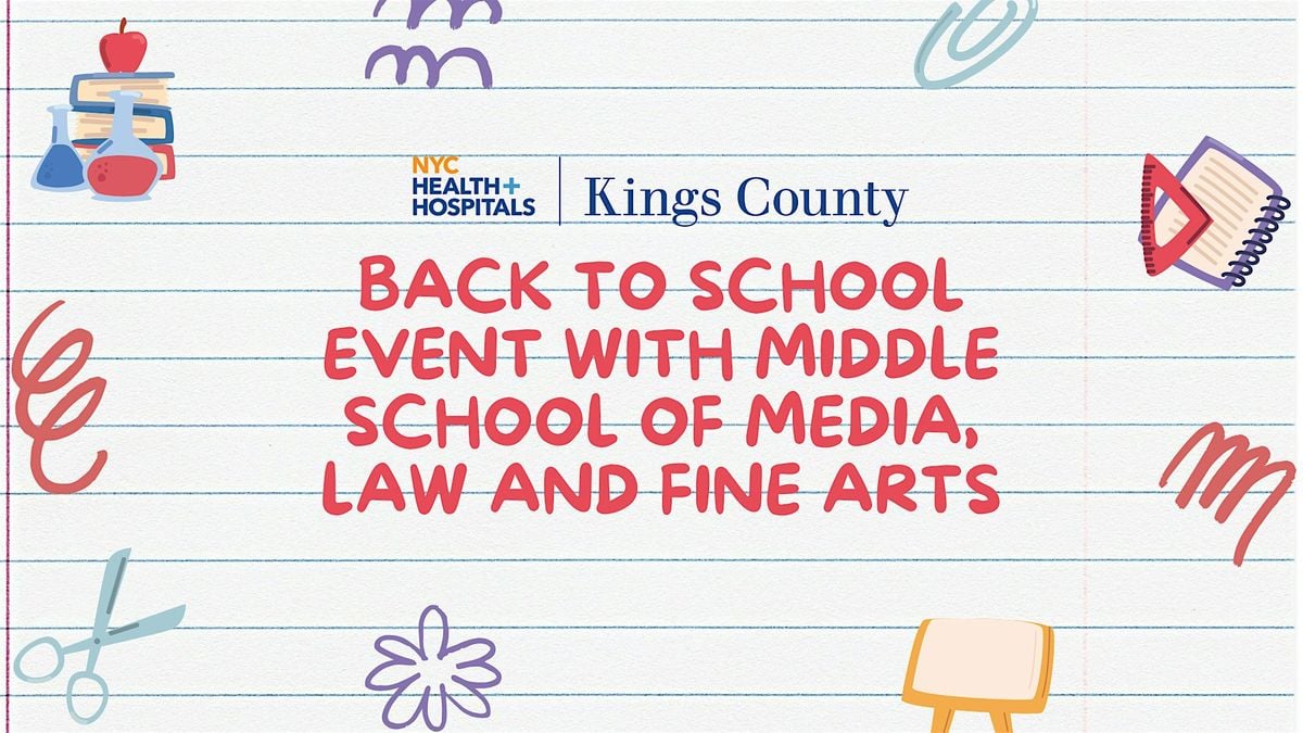 Back to School Event with Middle School of Media, Law and Fine Arts, 27 September | Event in Brooklyn | AllEvents