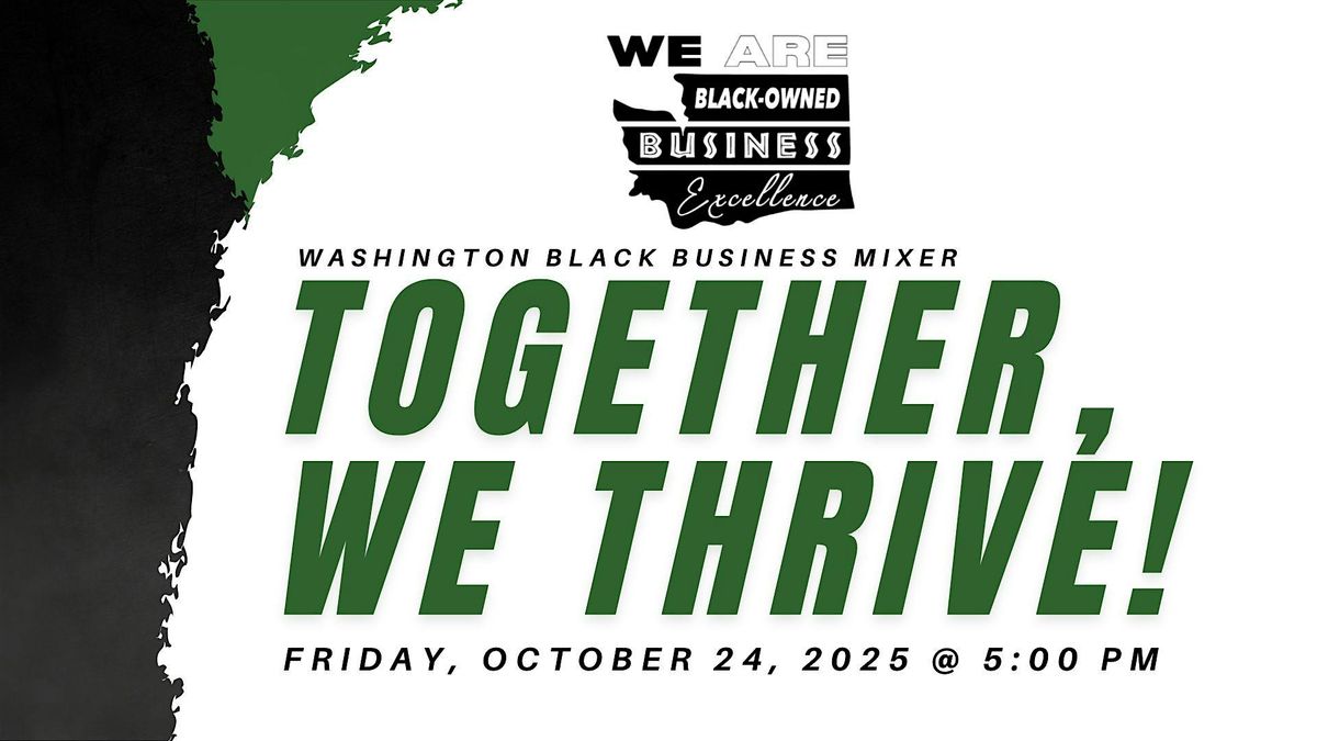 Black Business Mixer, 24 October | Event in Tukwila | AllEvents