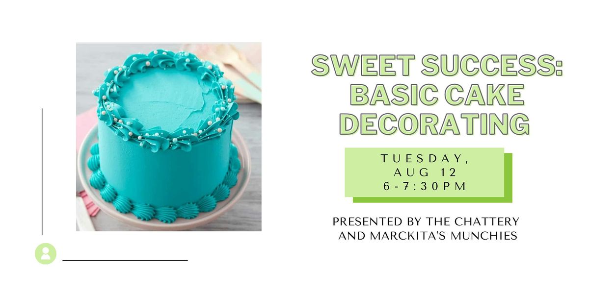 Sweet Success: Basic Cake Decorating, 12 August | Event in Chattanooga | AllEvents