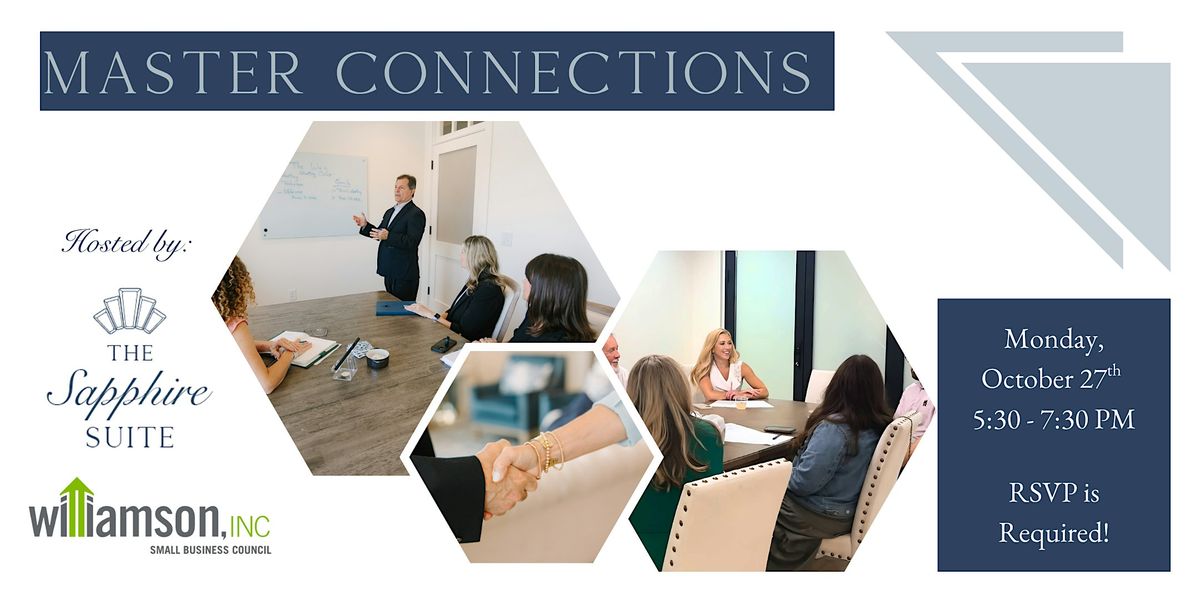 MasterConnections, 27 October | Event in Franklin | AllEvents