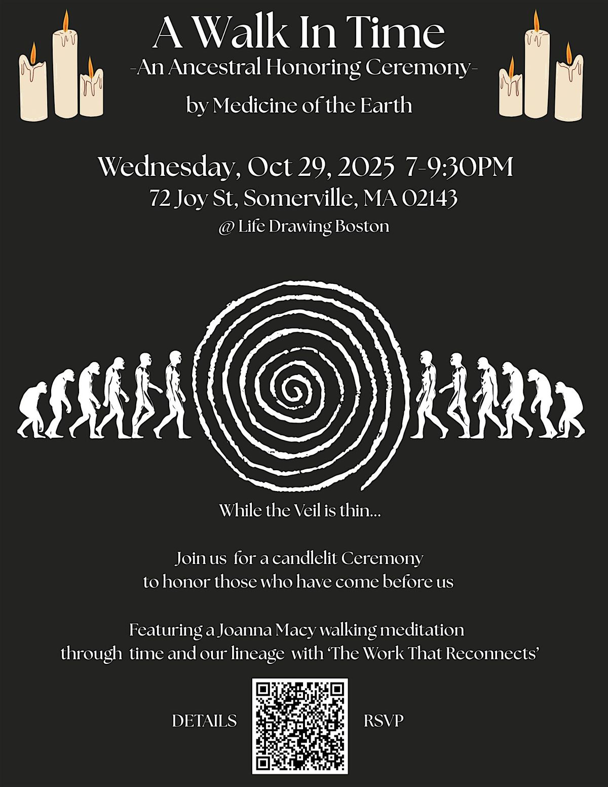 A Walk In Time - An Ancestral Honoring Ceremony, 29 October | Event in Somerville | AllEvents