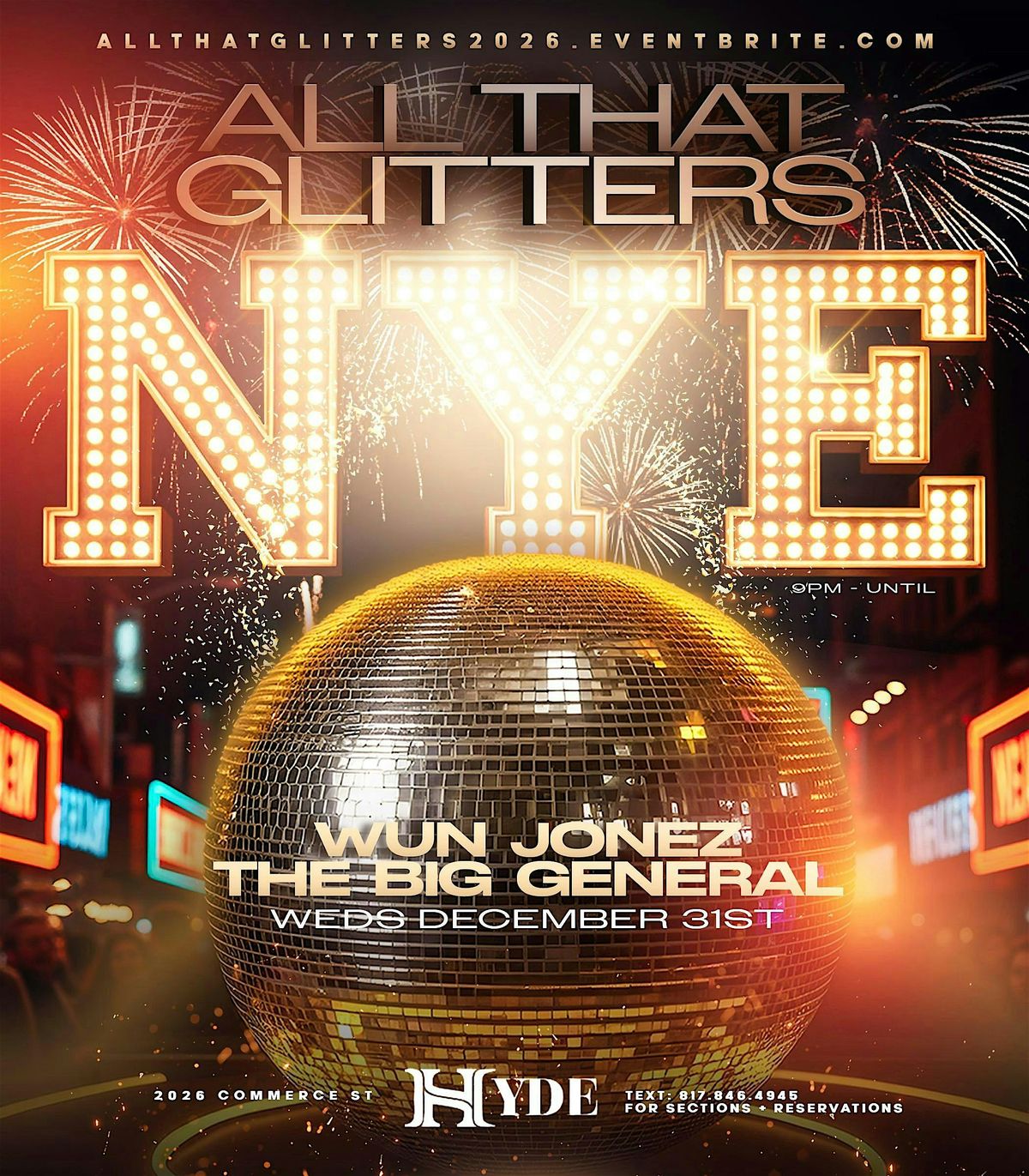 All That Glitters (New Years Eve) 2026, 31 December | Event in Dallas | AllEvents