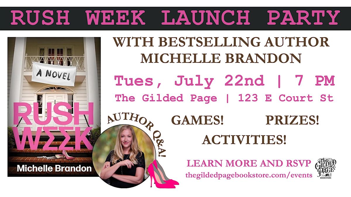 Rush Week Launch Party with Michelle Brandon, 22 July | Event in Tarpon Springs | AllEvents