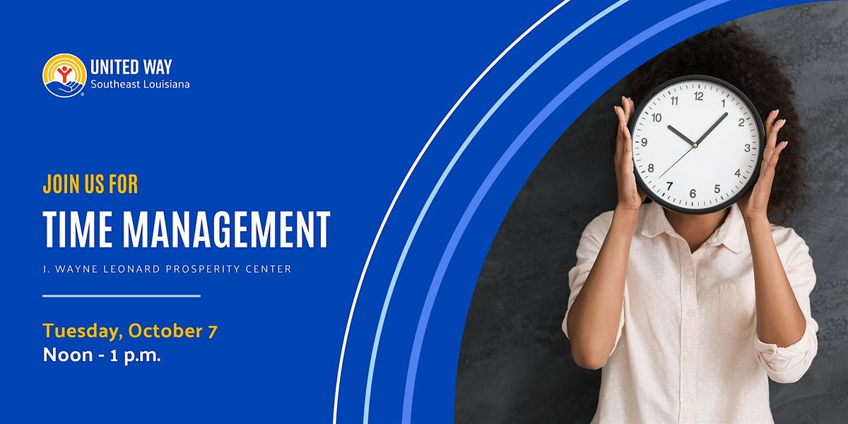 Time Management, 7 October | Event in New Orleans | AllEvents