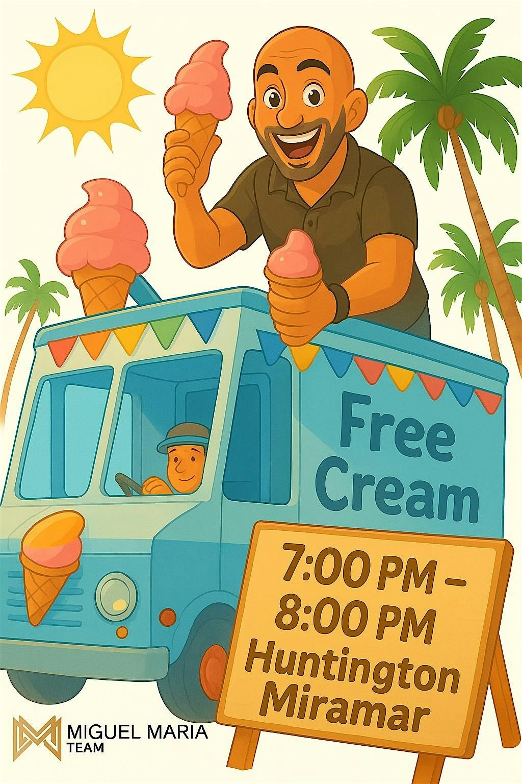 Ice Cream & Back to School Bash, 8 August | Event in Miramar | AllEvents