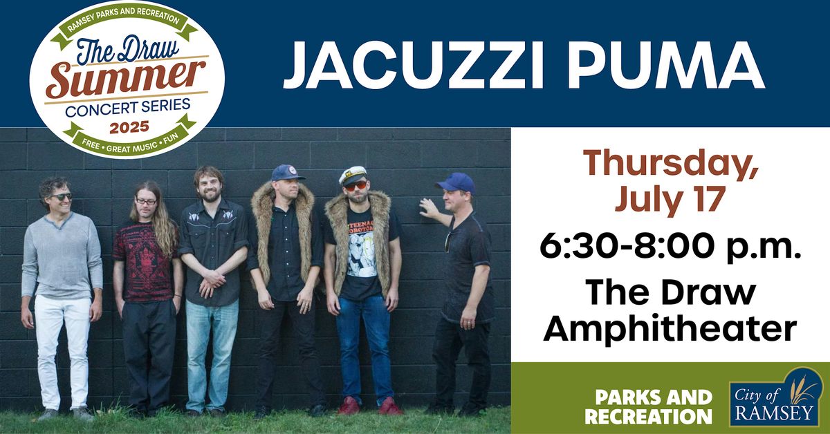 Draw Summer Concert Series: Jacuzzi Puma, 17 July | Event in Ramsey | AllEvents