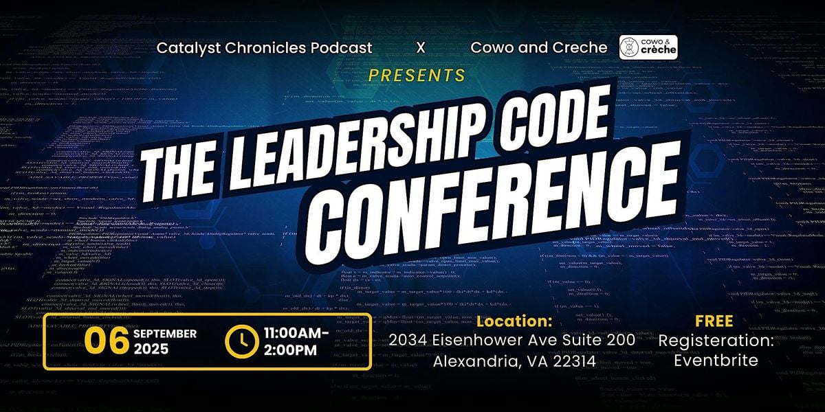 THE LEADERSHIP CODE CONFERENCE, 6 September | Event in Alexandria | AllEvents