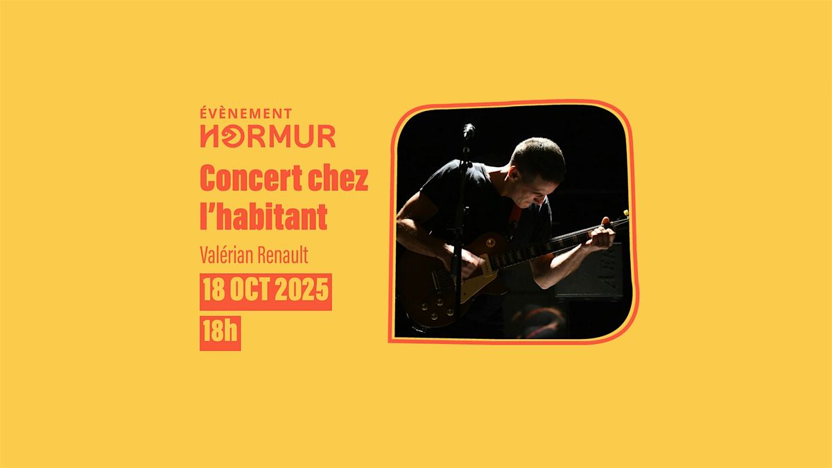 Concert de chanson française chez l’habitant avec Valérian Renault dans une ferme à Angerville | AllEvents