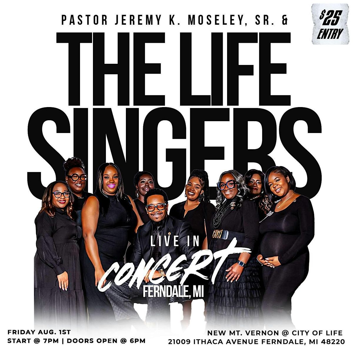 LIFE Singers Live in Concert, 1 August | Event in Ferndale | AllEvents